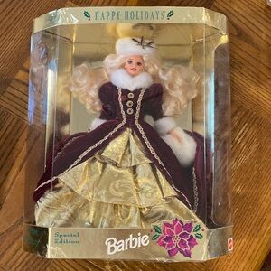 Mattel 1996 Happy Holidays Barbie Special Edition Vintage